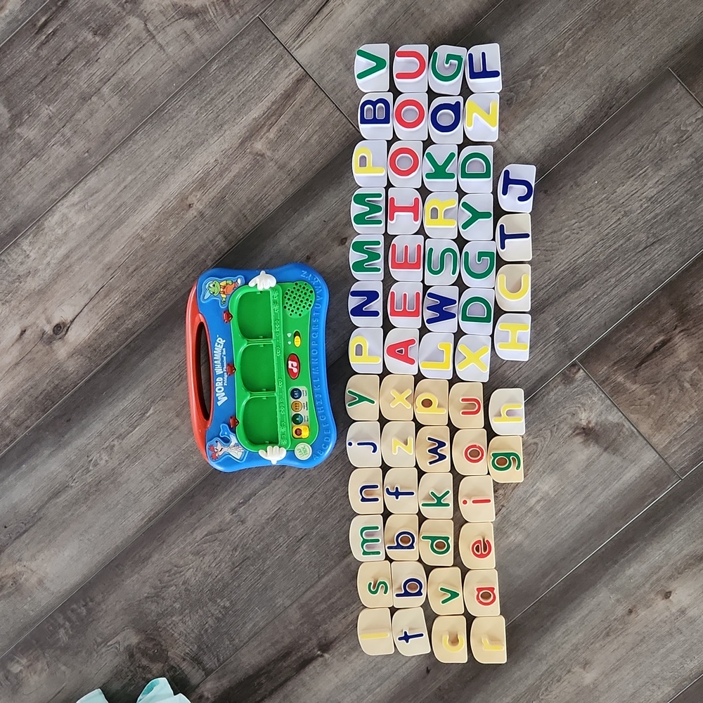 Vintage working leap frog word whammer alphabet learning game